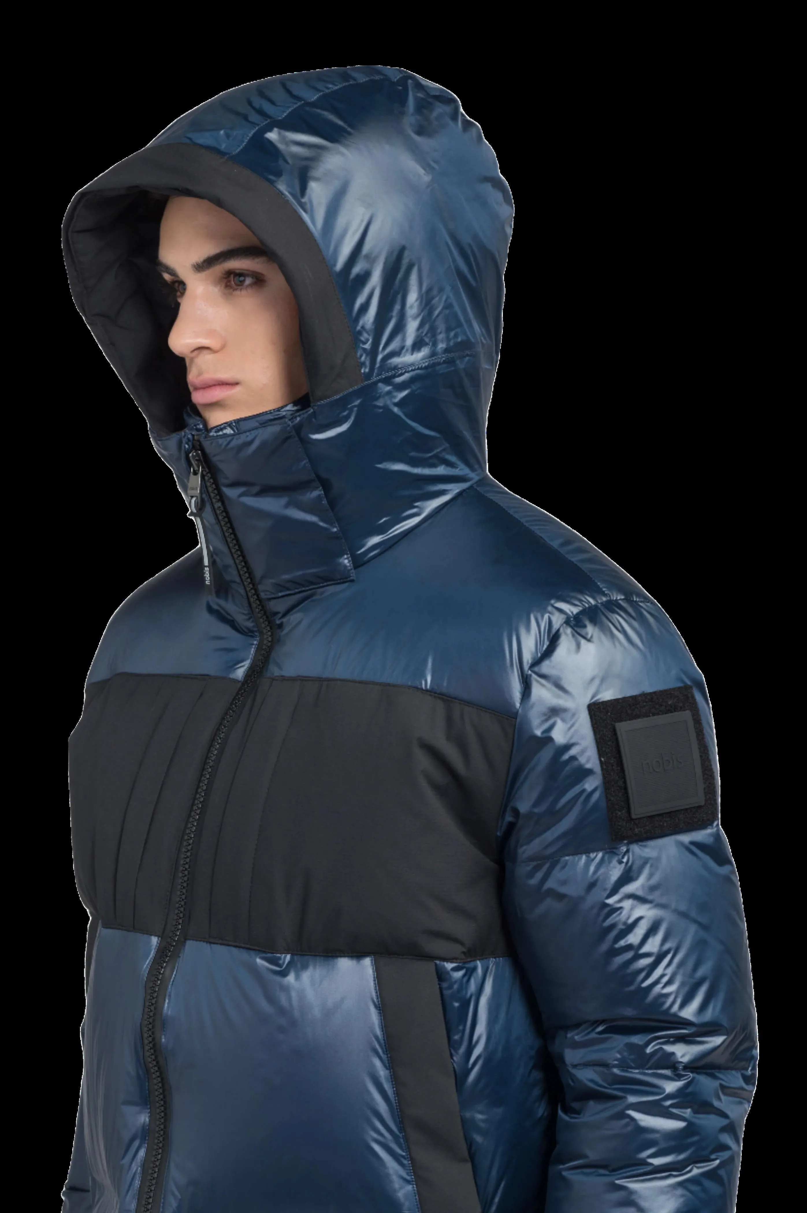 Neelix Men's Long Puffer Jacket