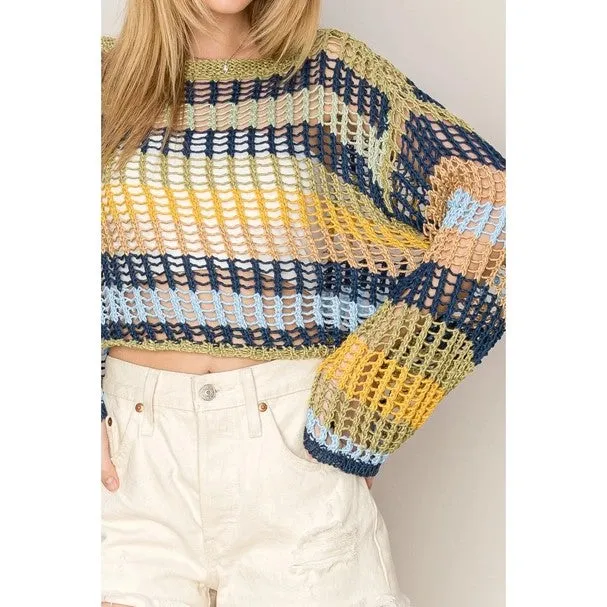 Open Stitched Sweater