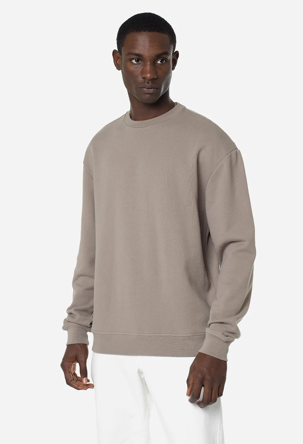 Oversized Crewneck Pullover / Dust