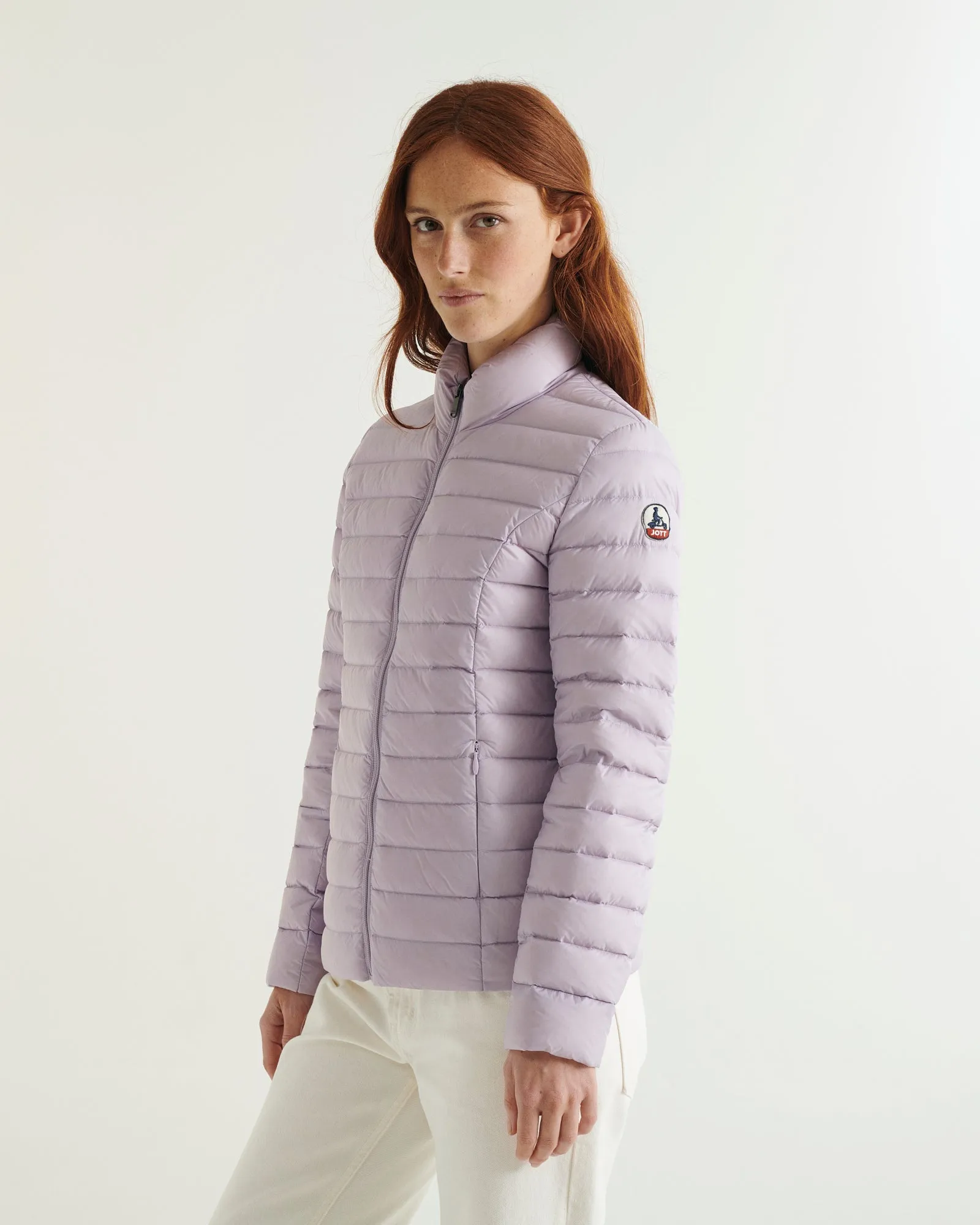 Pale purple Cha lightweight puffer jacket