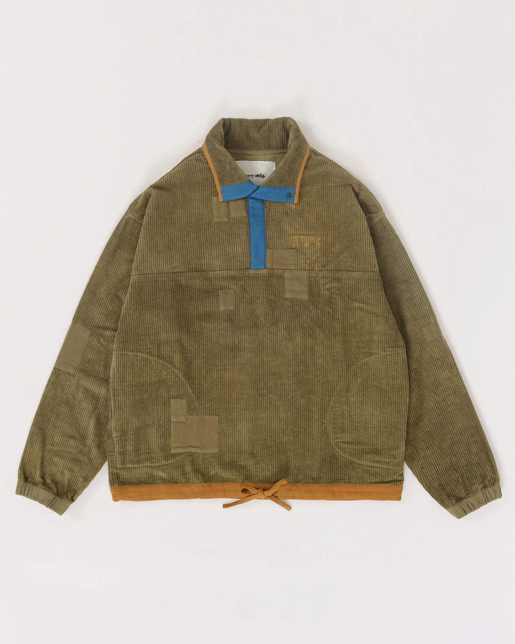 Polite Pullover - Olive Scarecrow Cord