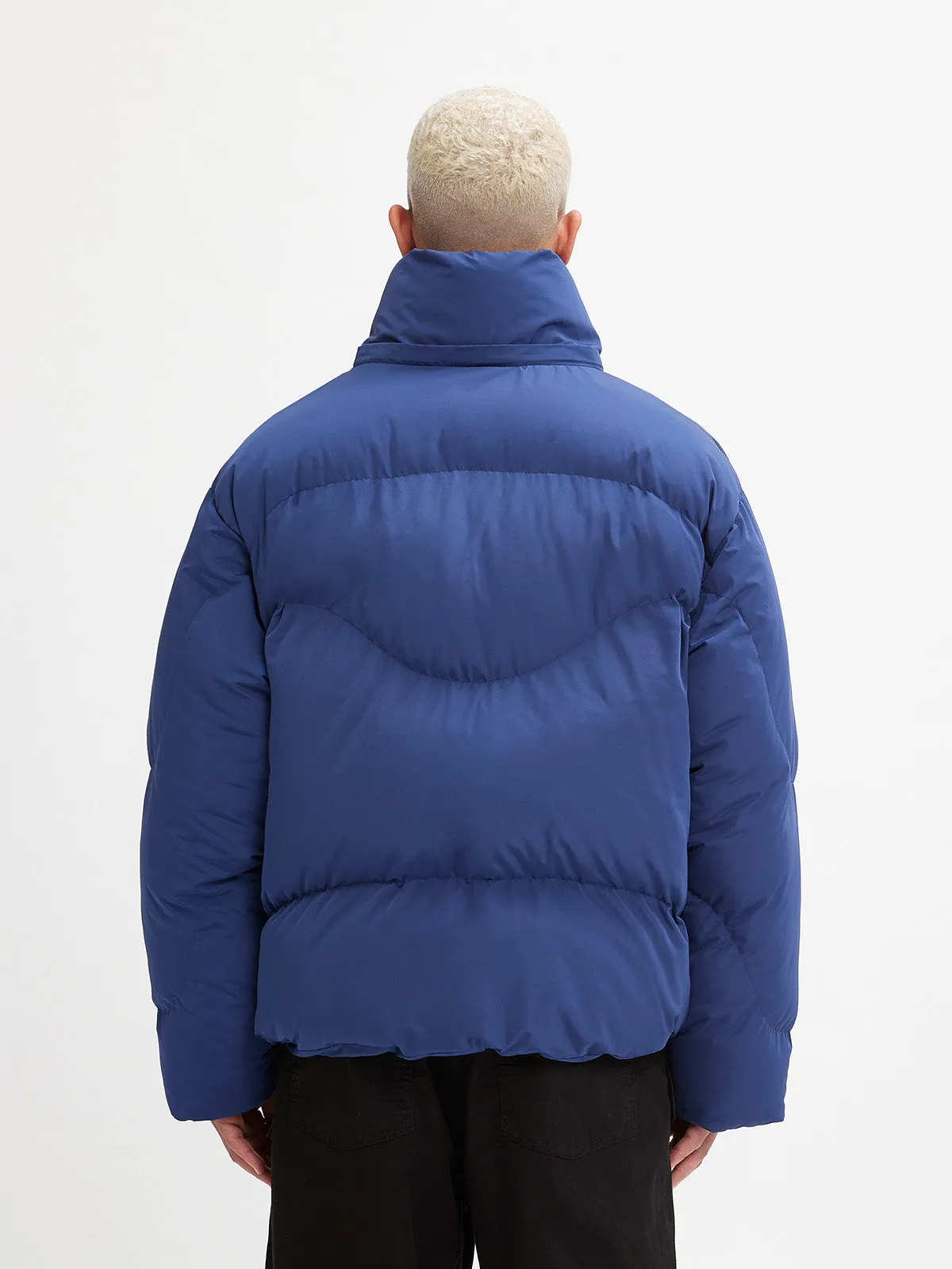 PUFFER JACKET - DARKBLUE