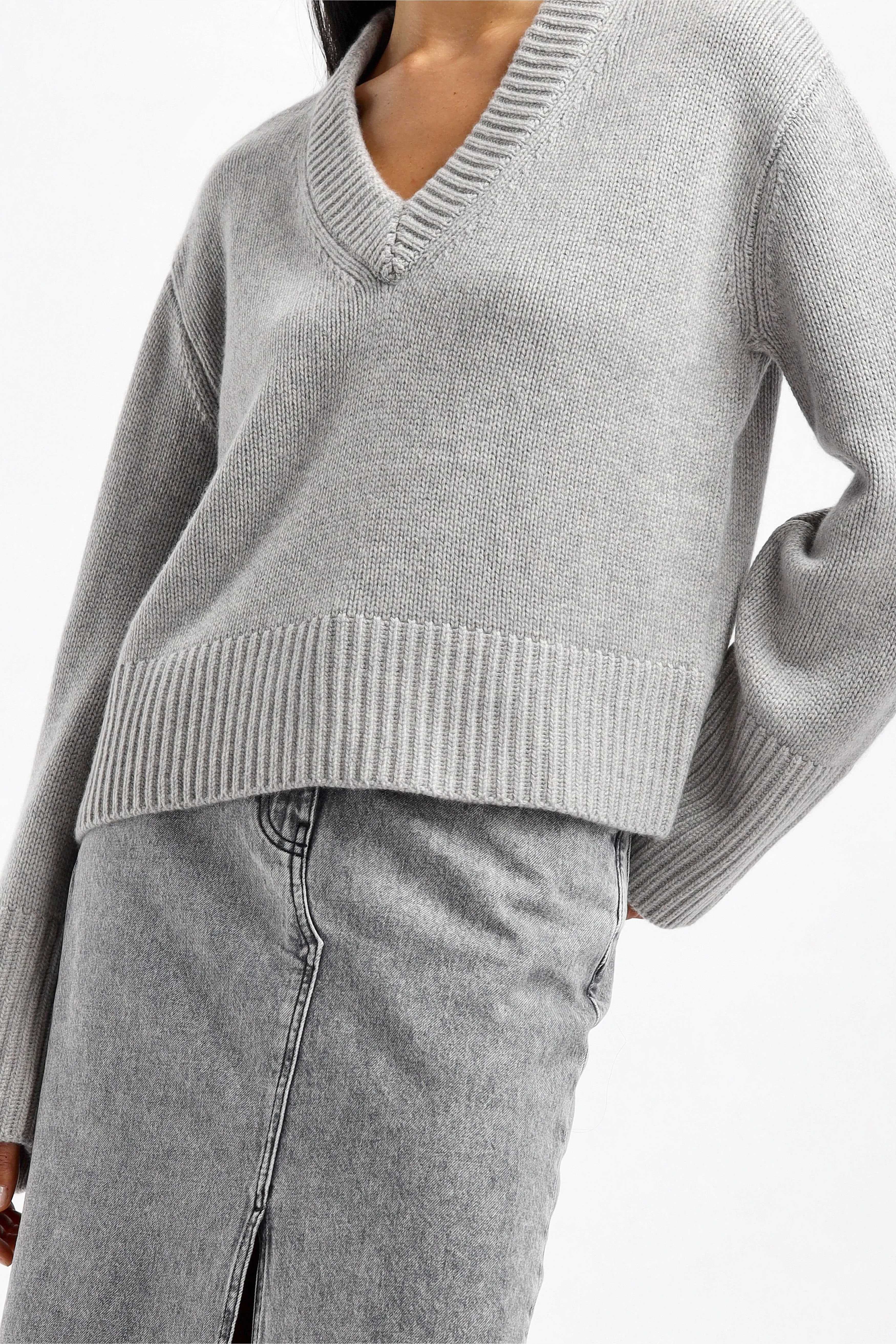 Pullover Aletta in Dove Grey