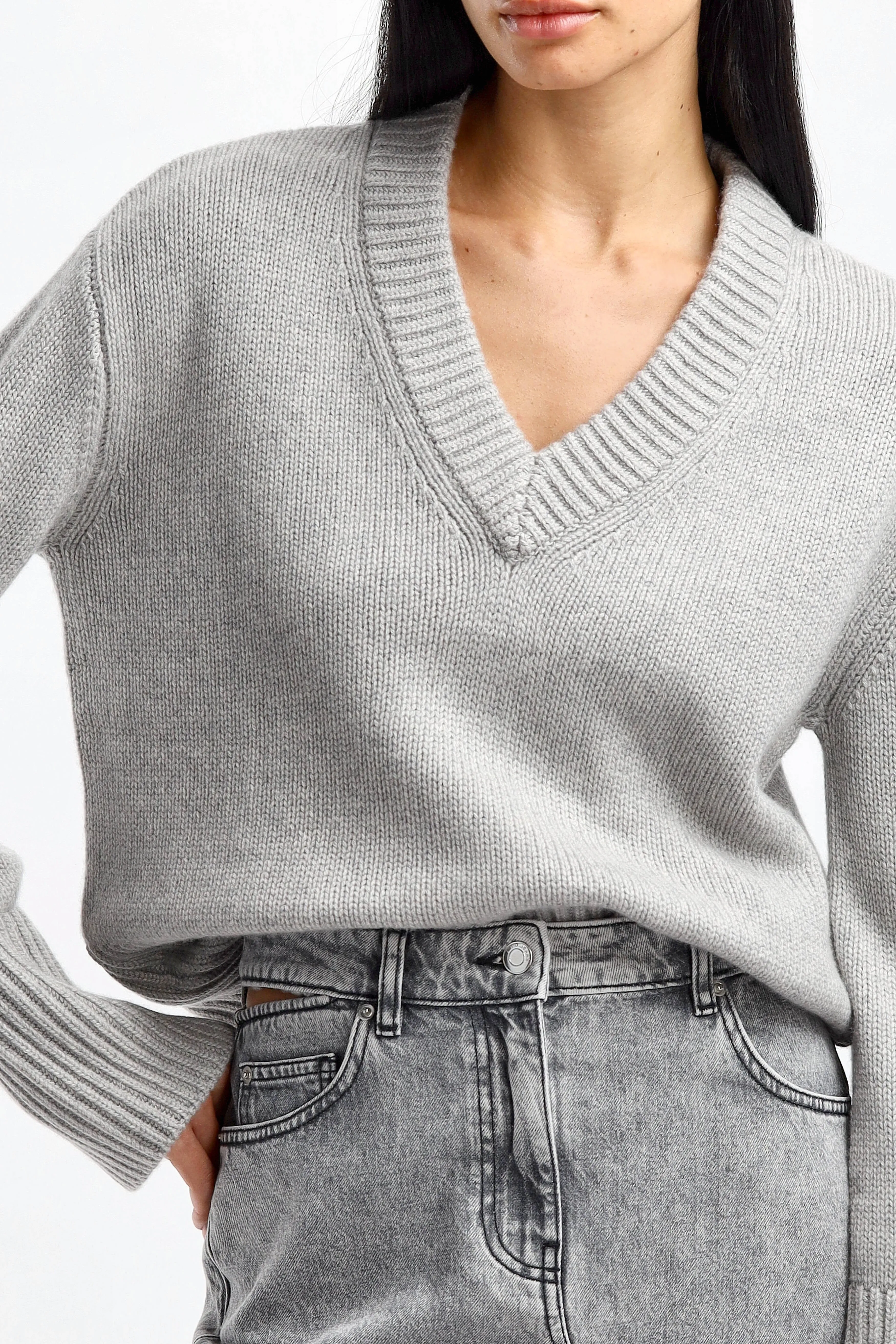 Pullover Aletta in Dove Grey