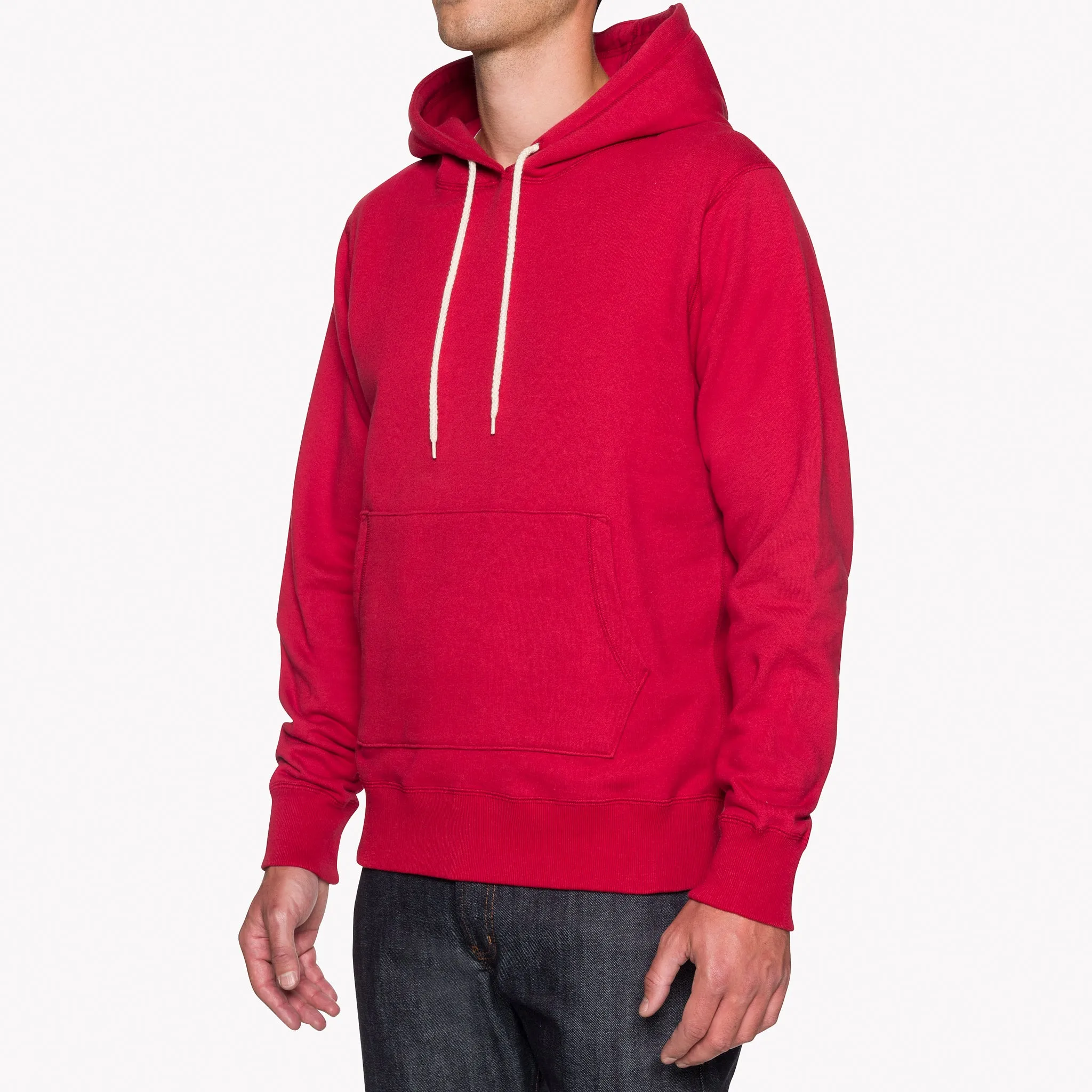 Pullover Hoodie - Heavyweight Terry - Red