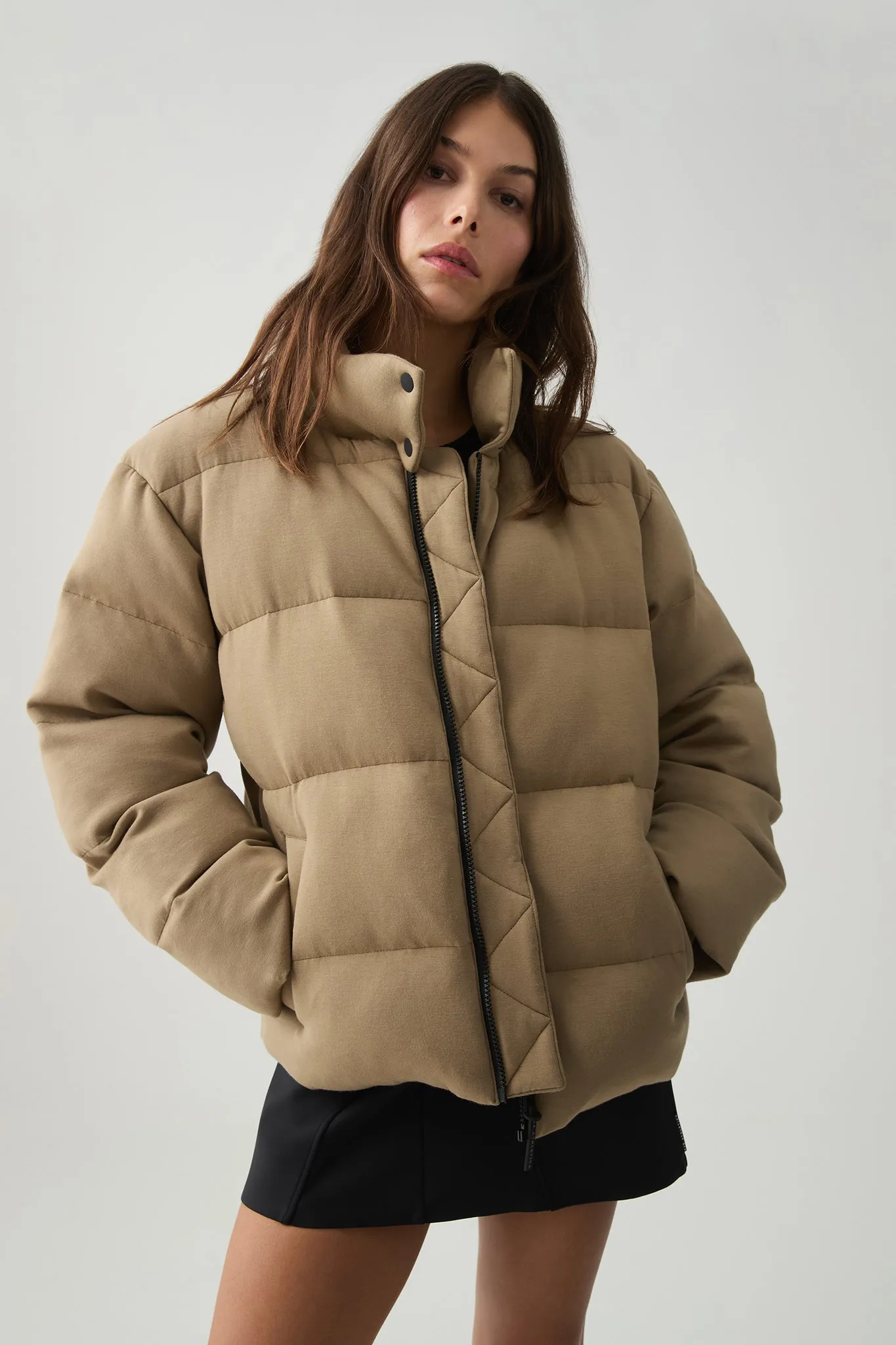 Quilted Puffer Jacket 733