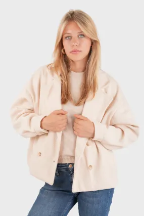 "Scandi" coat beige