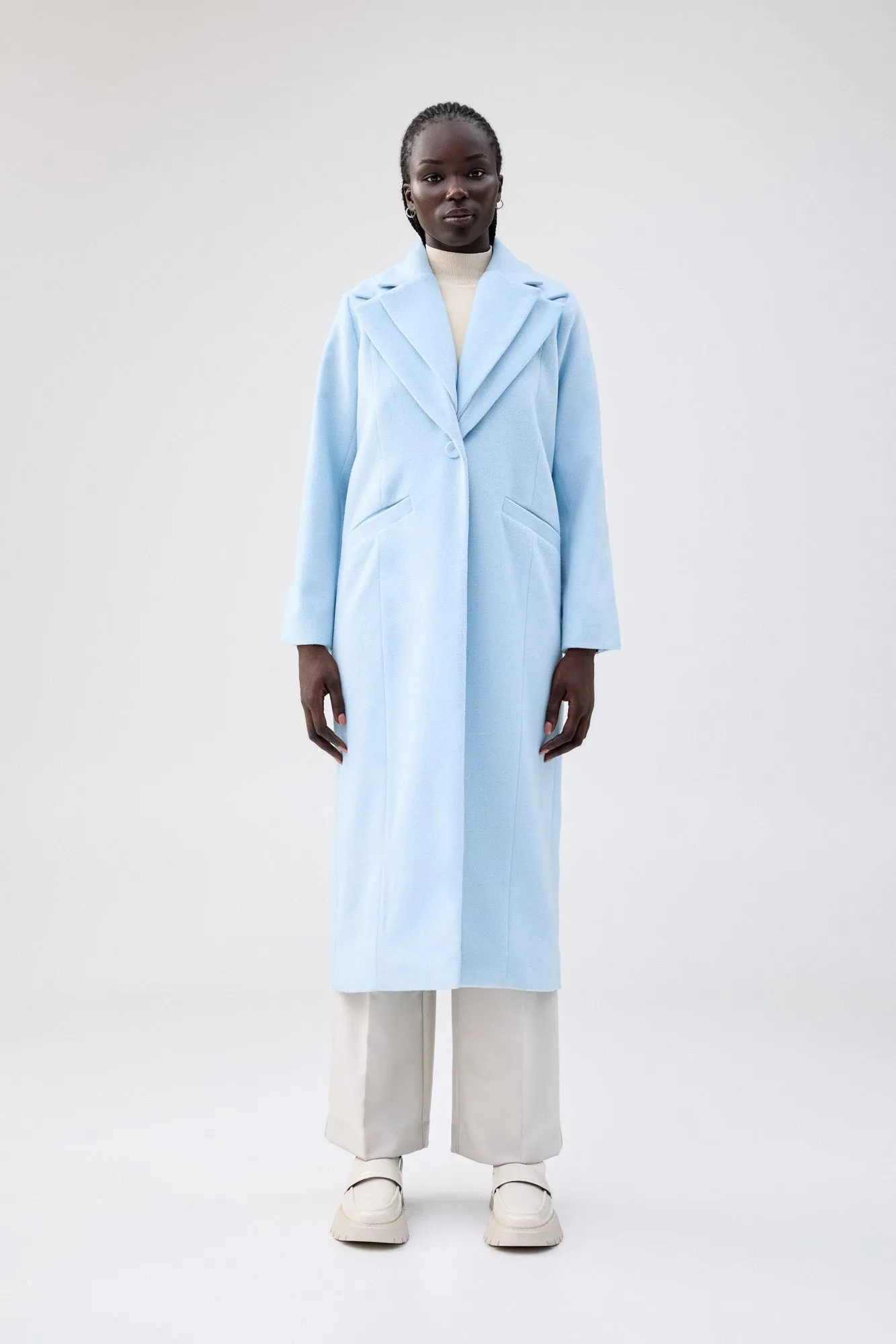 Sardinia Coat in Blue Moon