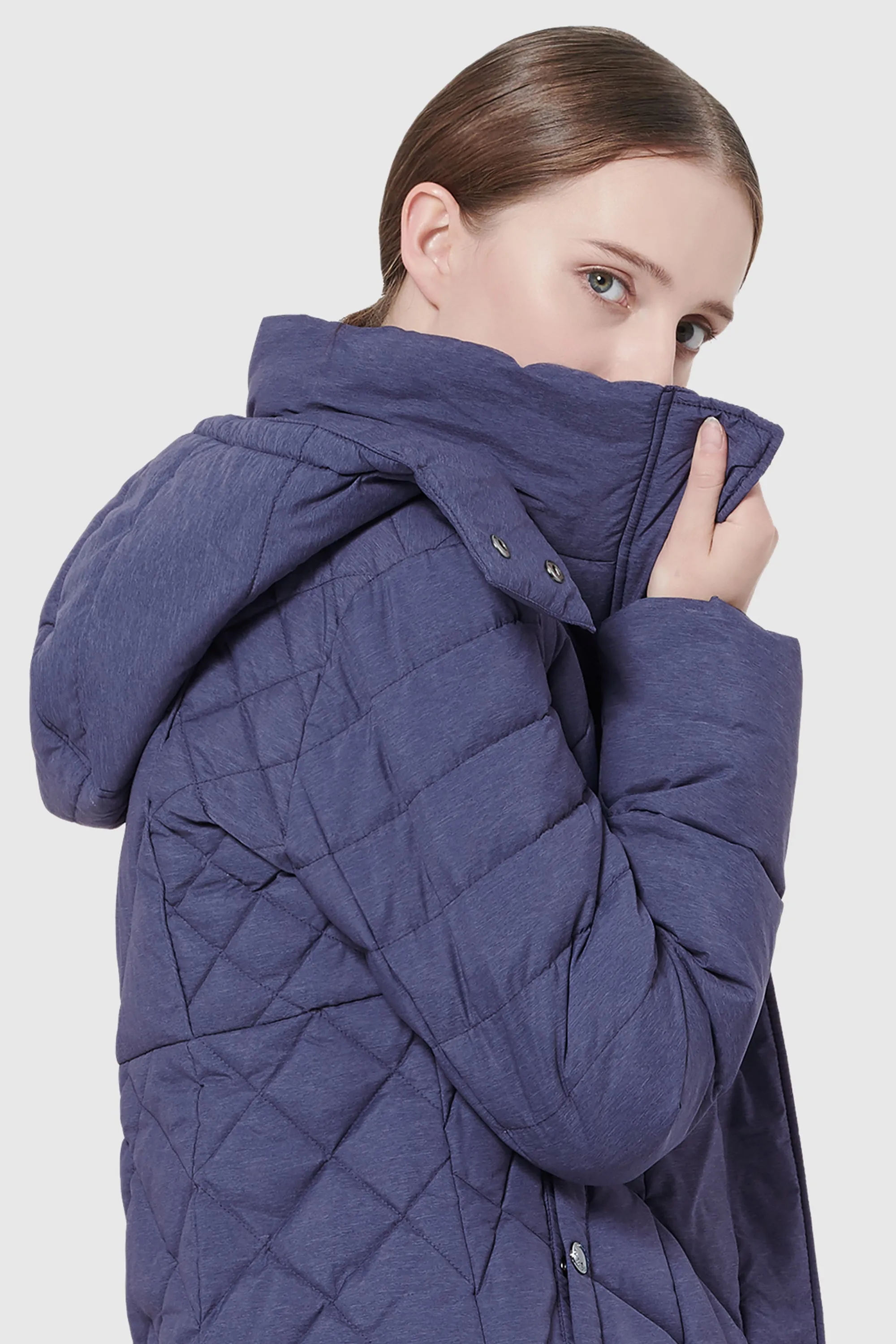 Snap Button Puffer Jacket