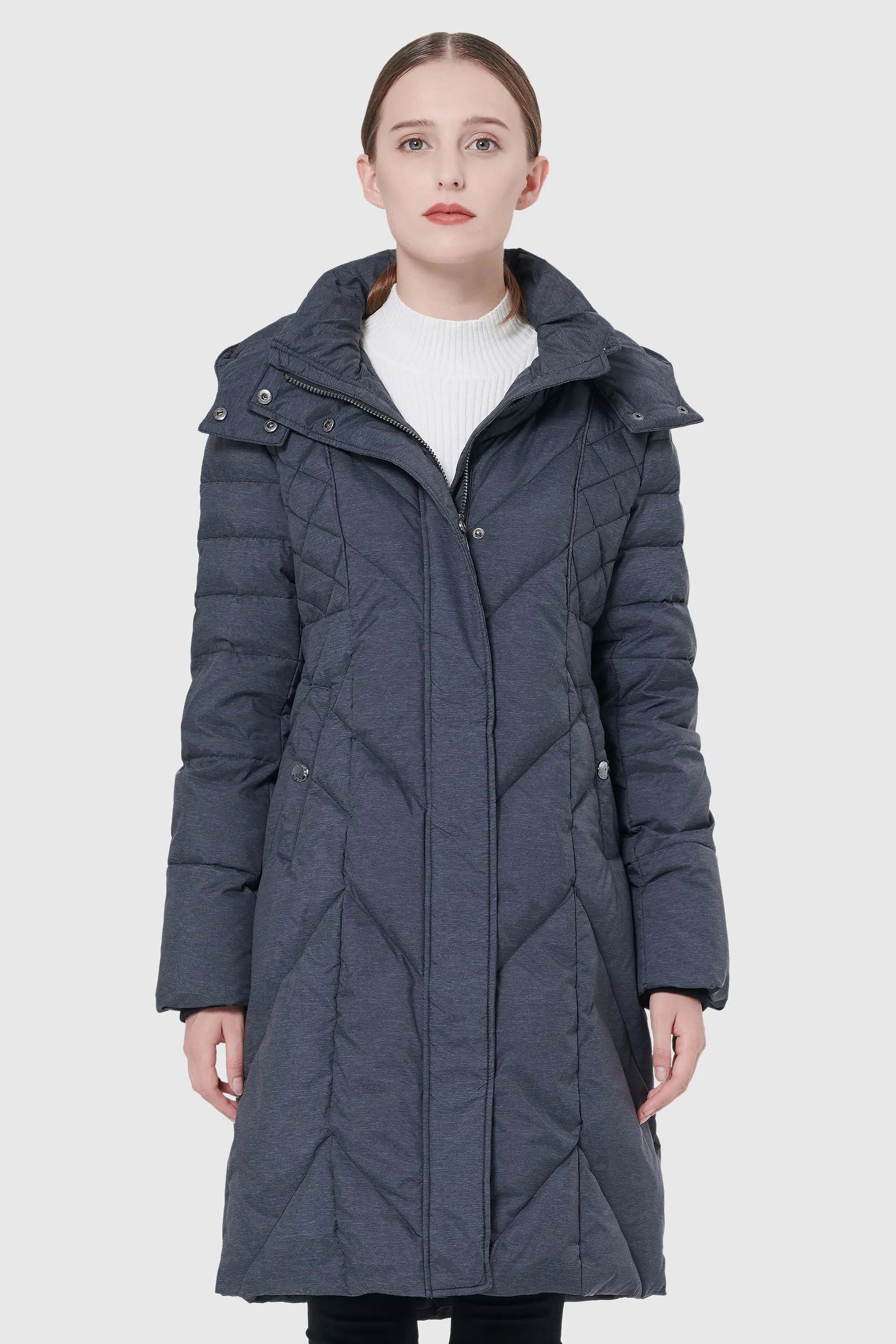 Snap Button Puffer Jacket