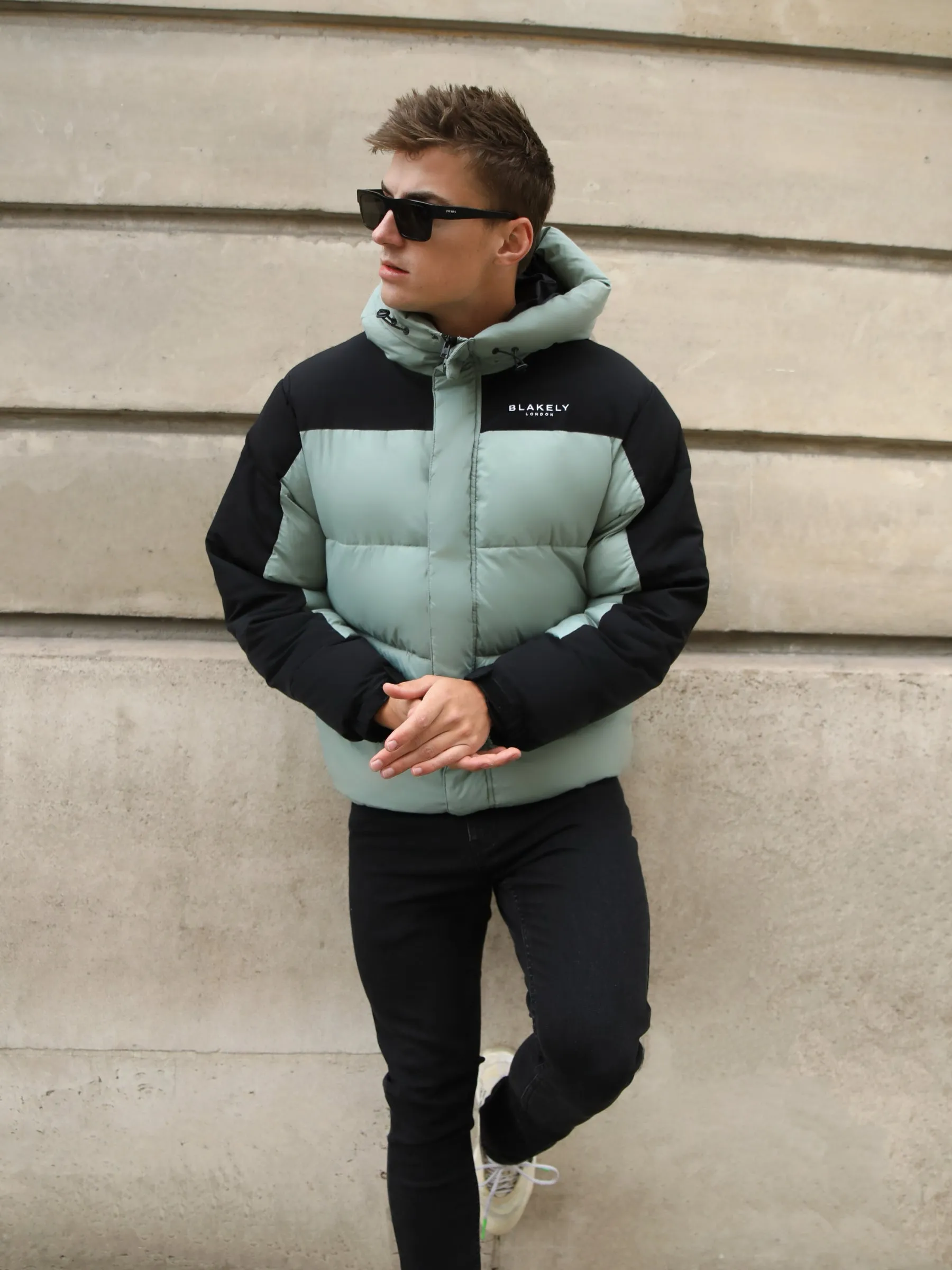 Tampa Puffer Coat - Sage Green