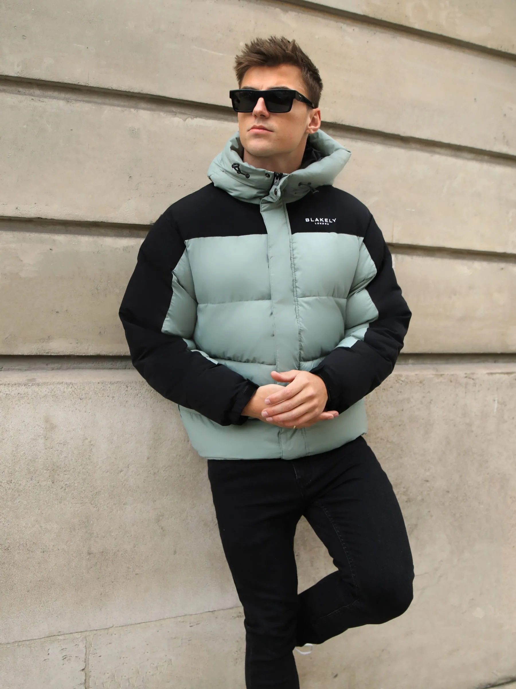 Tampa Puffer Coat - Sage Green