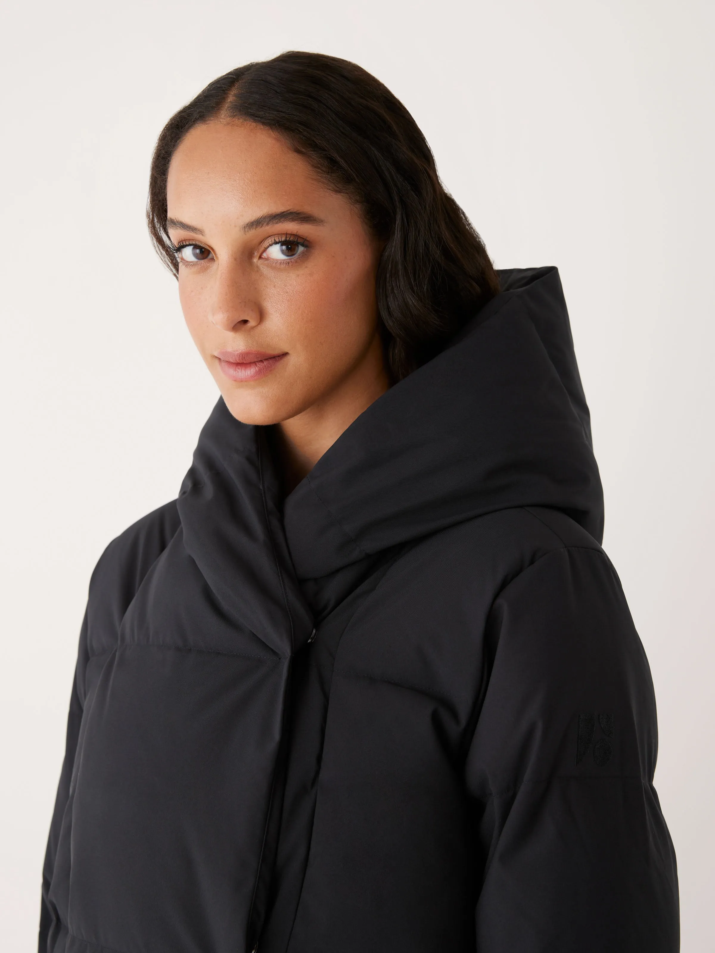 The Hygge Puffer Coat in Black