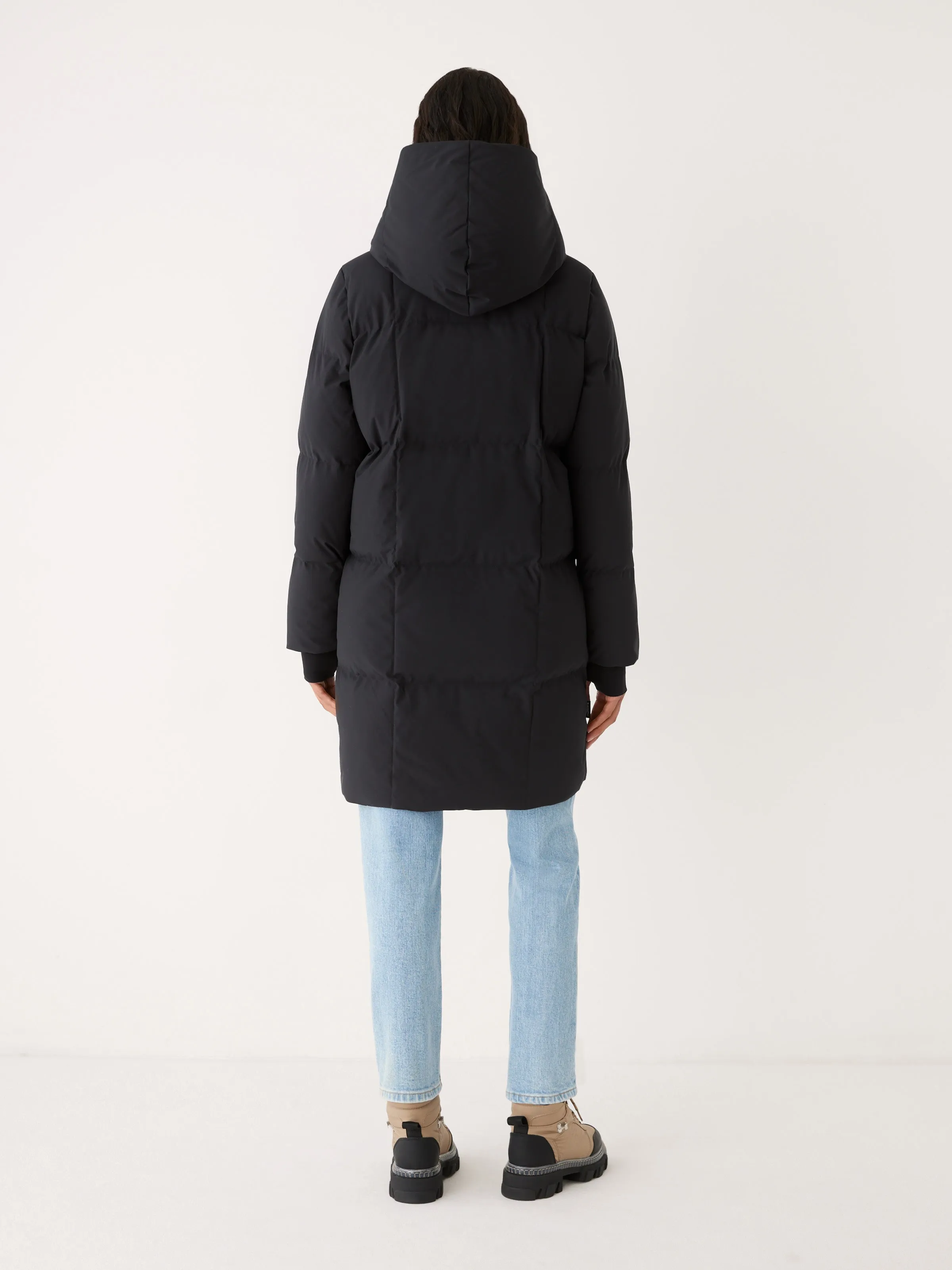 The Hygge Puffer Coat in Black