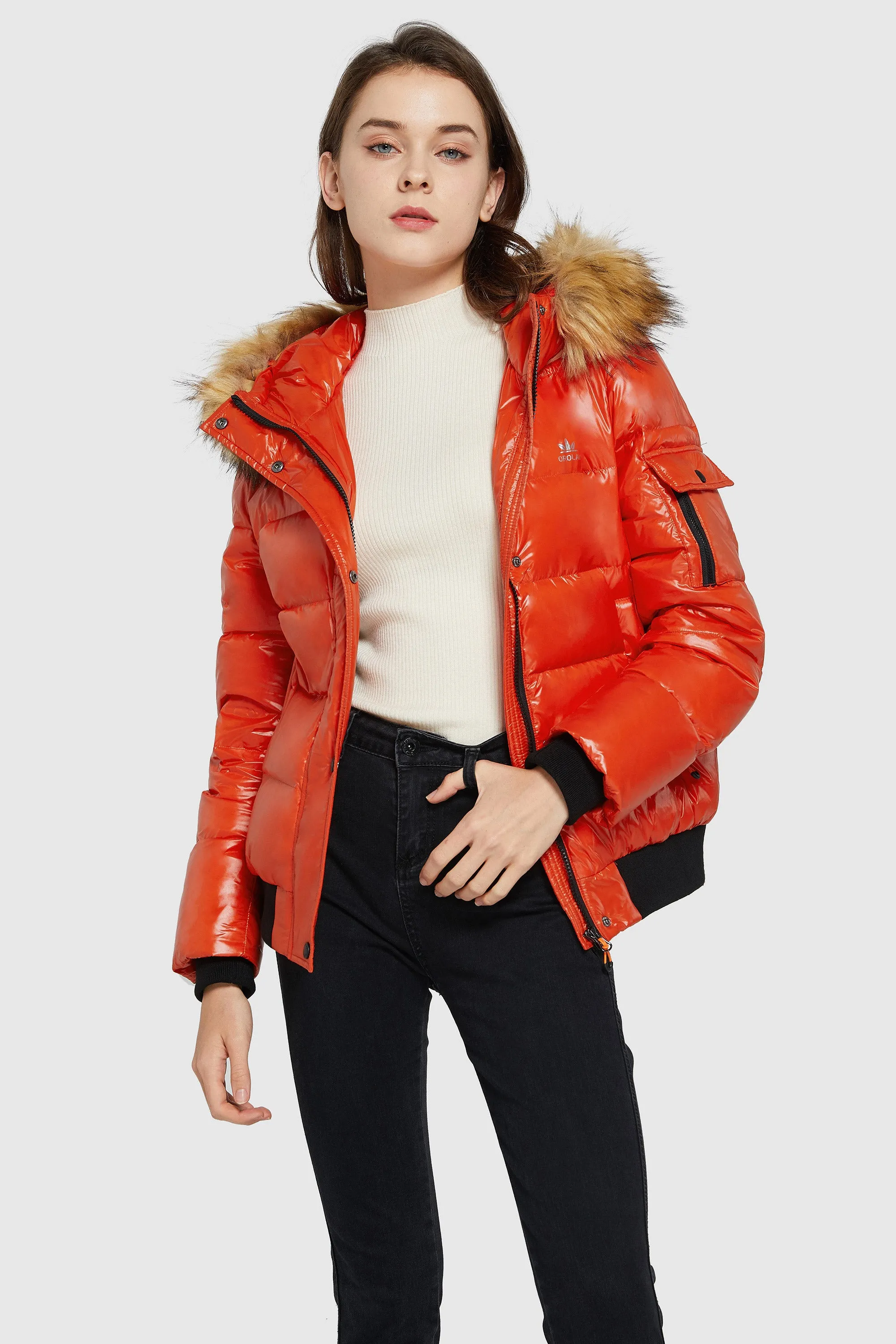 Thickened Winter Shiny Puffer Jacket