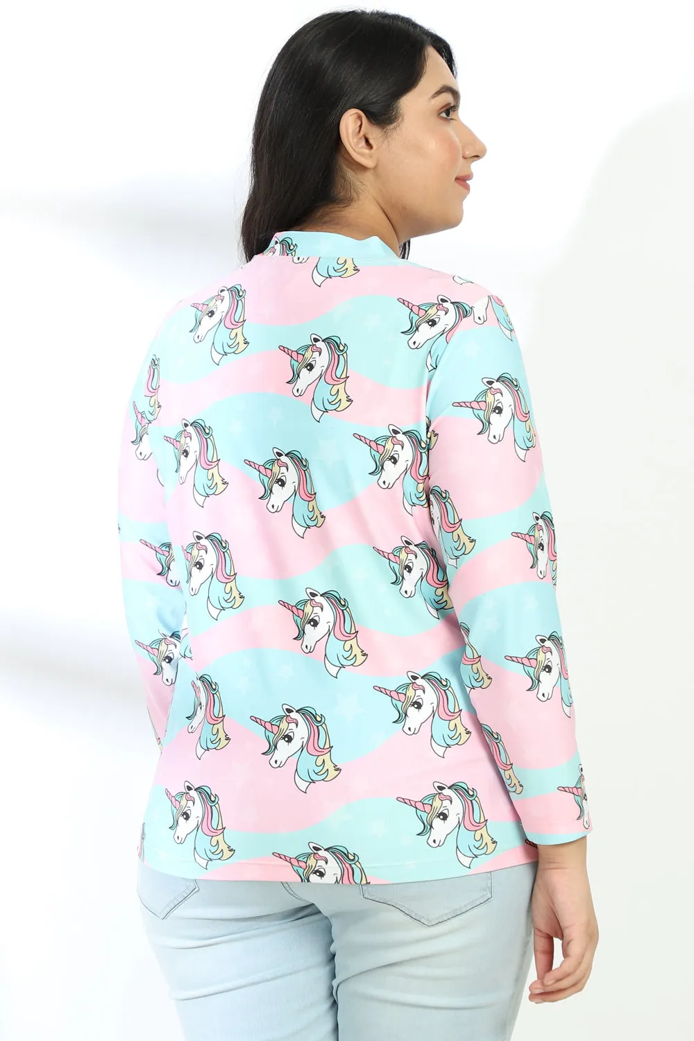 Unicorn Printed Jacket