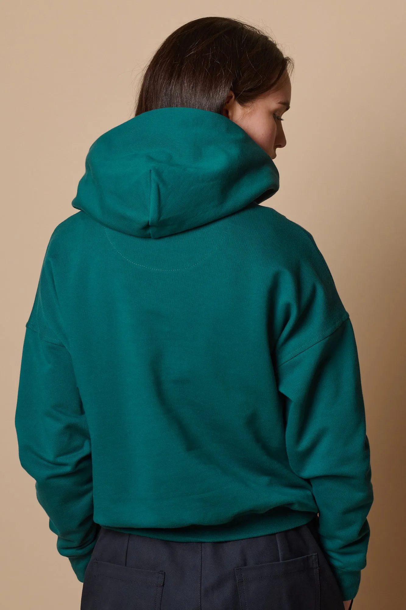 Women's Hooded Sweatshirt - Teal