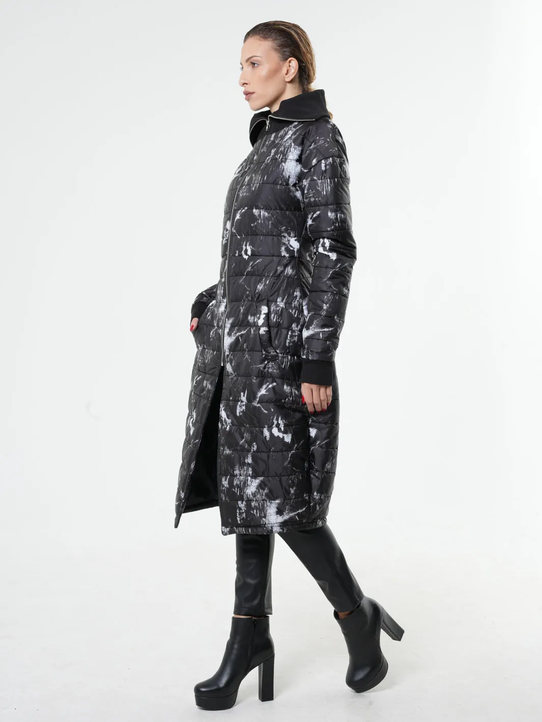 Womens Long Puffer Coat